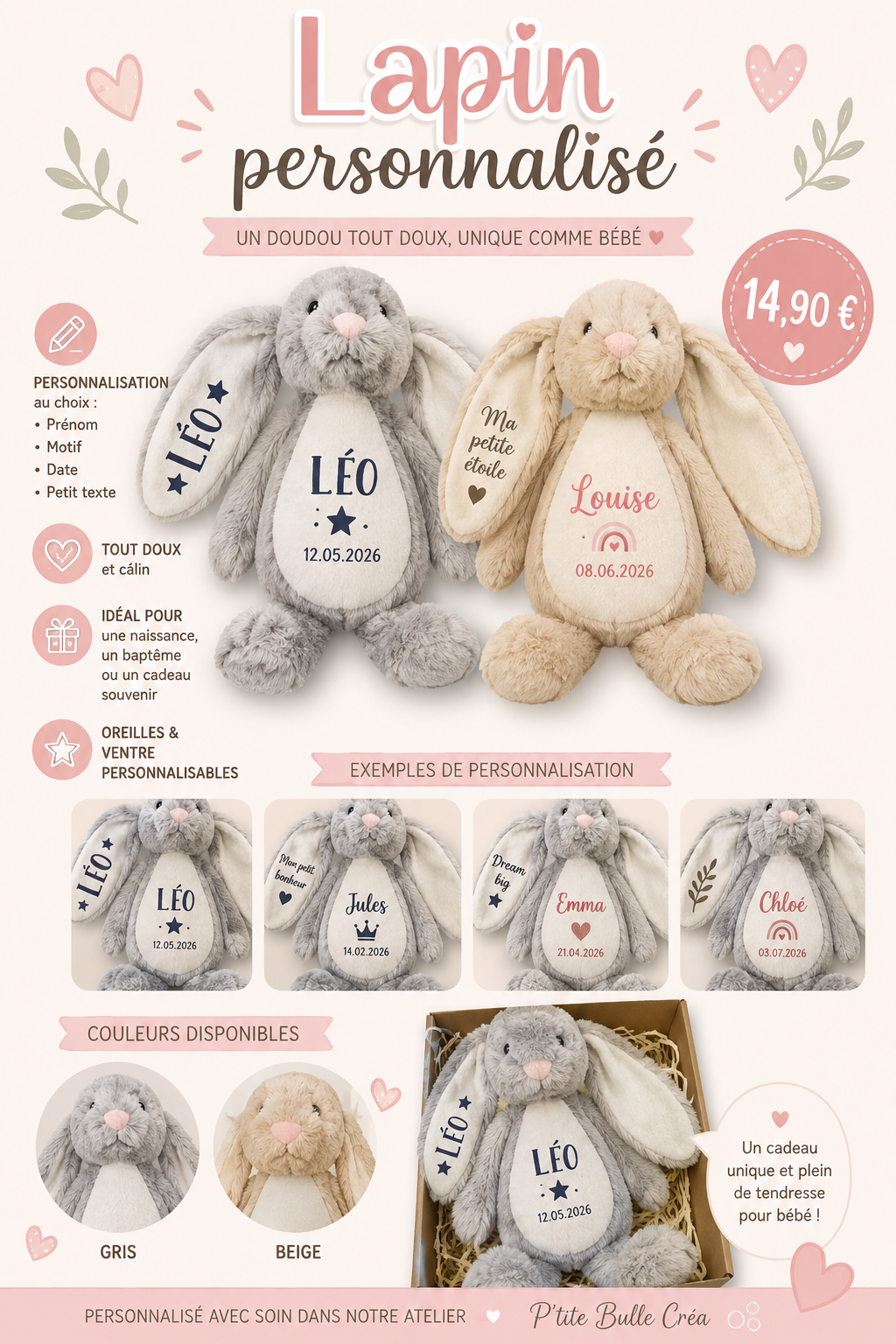 peluche naissance