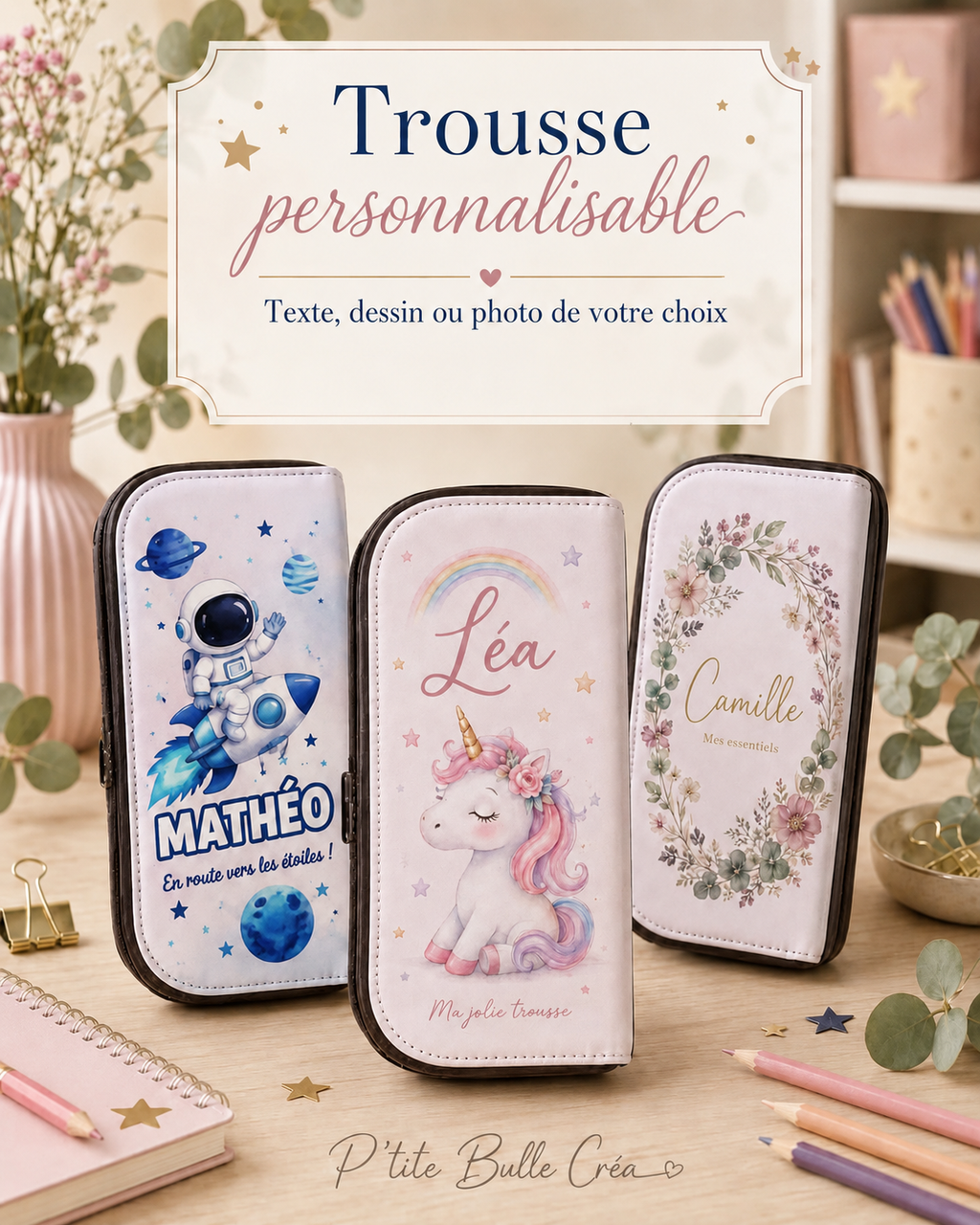 trousse personnalisable